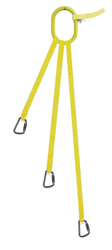 3 Legged Tool Lifting Web Sling, Small Quick Rigging Connector – Dakota Riggers & Tool Supply, Inc.