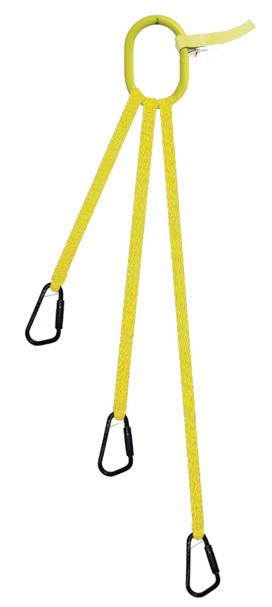 3 Legged Tool Lifting Web Sling, Medium Quick Rigging Connector – Dakota Riggers & Tool Supply, Inc.