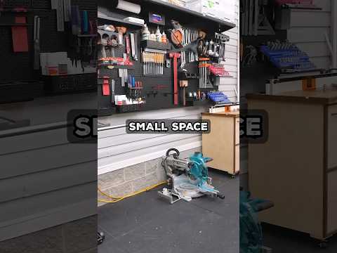 Best Garage Shop Miter Saw Station? #woodworking #woodworkingtips #organization