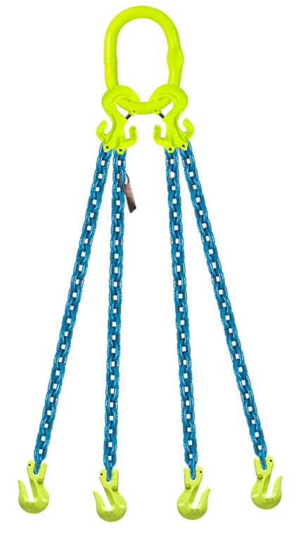 4-Leg Adjustable Chain Sling with Grab Hooks, 1/2 – Dakota Riggers & Tool Supply, Inc.
