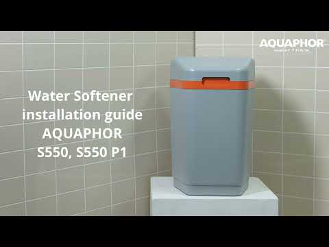 How to install whole-house water softener AQUAPHOR S550/S550 Р1