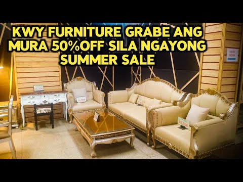 KWY FURNITURE ANGELES CITY PAMPANGA 50%OFF SILA GRABE ANG MURA