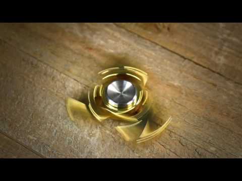 Brass Triangular Tri Fidget