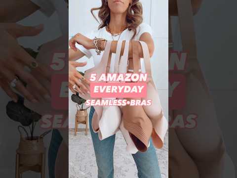 5 Everyday Seamless Bras | Shop link in bio under Amazon Storefront #amazonfinds #amazonmusthaves