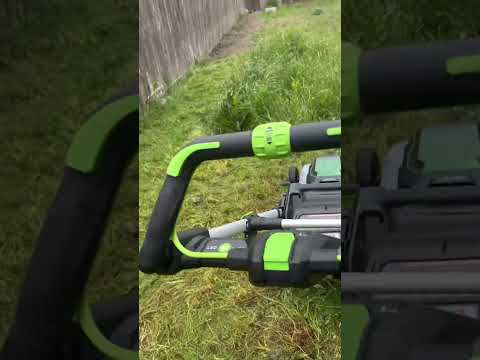 HUGE WEED cut electric push mower