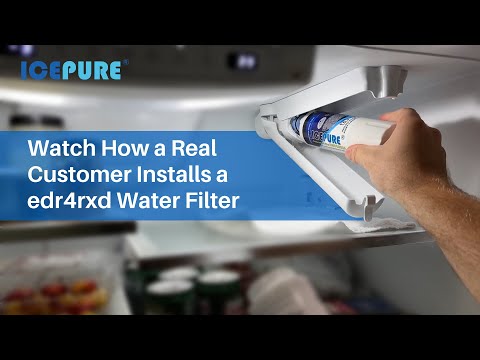 Watch How a Real Customer Installs a #edr4rxd Water Filter