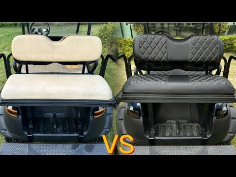 How to install NOKINS Rear Seat Cover for  Club Car EZGO Yamaha Golf Cart