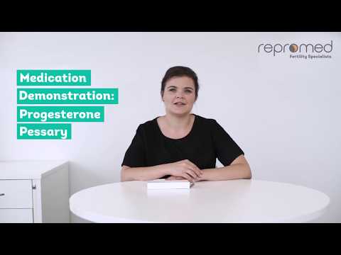 Progesterone Pessary: Medication Demonstration