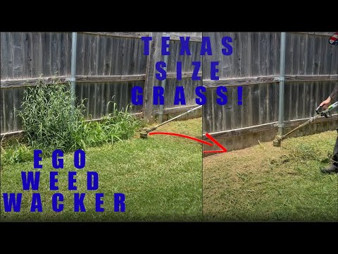 TEXAS Grass VS. Ego Weed Wacker