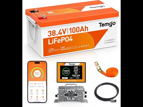Review: TEMGO 36V 100Ah LiFePO4 Golf Cart Battery – 7.68kW Power & App Control