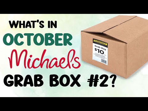 October 2024: What’s in a $10 Michaels Grab Bag? Let's open box #2!