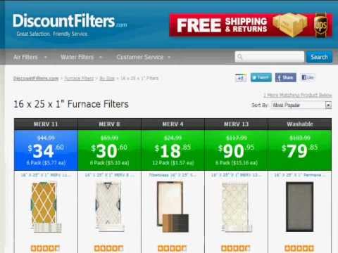 Comparing Furnace and Air Conditioning Filters