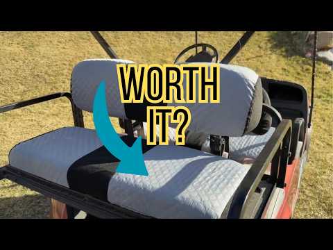These Golf Cart Seat Covers Made Our EZGO TXT Look Brand New — Full Install and Review