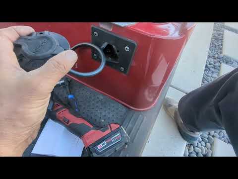 NOCO GCP1 15A AC Port Plug Install EZGO Golf Cart RXV