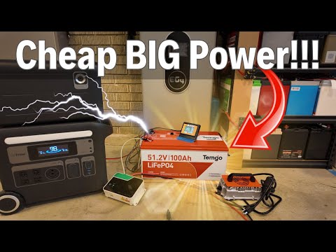 Found One of the Best Battery Kits for Home & Portable Power-Disguised as a Temgo Golf Cart Battery