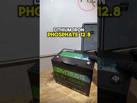 Cheap 12V Lithium: Dyness 12.8V 100Ah LiFePO4 #theoffgridmountainhomestead #youtubeshorts