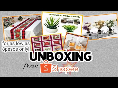 GRABE MGA MURANG GAMIT SA SHOPEE AS LOW AS 8pesos free SHIPPING PA Unboxing and Review