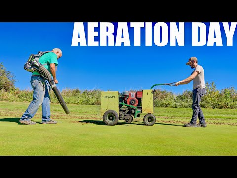 Aeration Day... Every Golfer's Nightmare