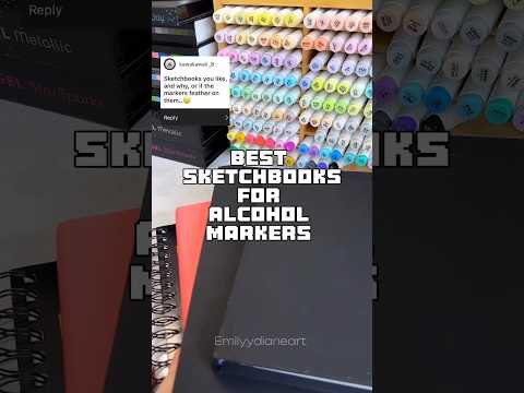 Sketchbooks I use for alcohol markers #art #artprocess #drawing #markers