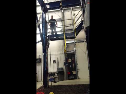 SALA drop test 210 lbs man with tools