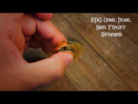 EDC OVAL DUAL BAR FIDGET SPINNER