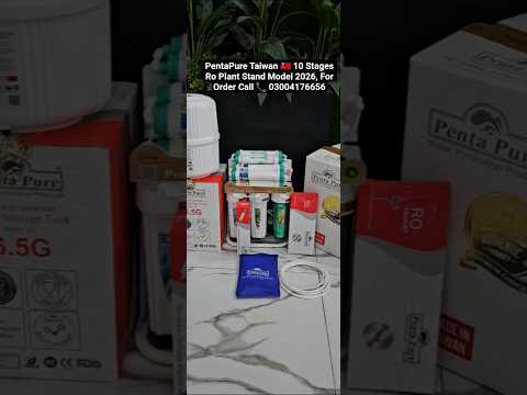 PentaPure Ro Plant Original Taiwan 🇹🇼 10 Stages Ro Water Filtration system for home #rosystem