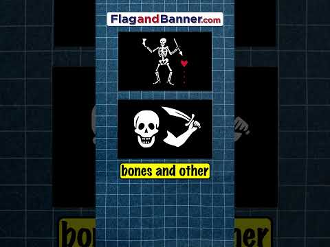The Jolly Roger Flag Explained | Flag Facts  #history #vexillology #flag #pirates