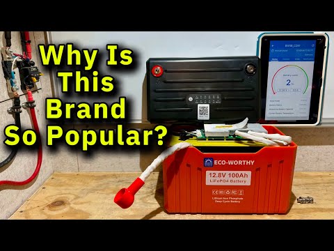 ECO-WORTHY 12V 100Ah LiFePO4 Lithium Battery Review & Teardown | Budget LiFePO4 Battery with Display