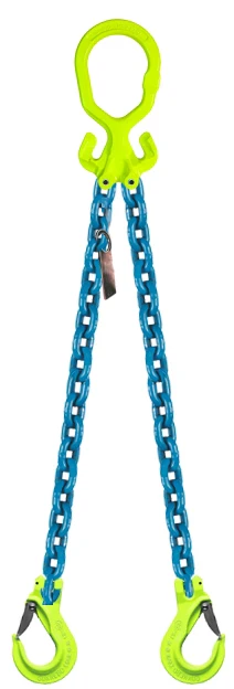 2-Leg Adjustable Chain Sling with Slip Hooks, 5/16" – Dakota Riggers & Tool Supply, Inc.