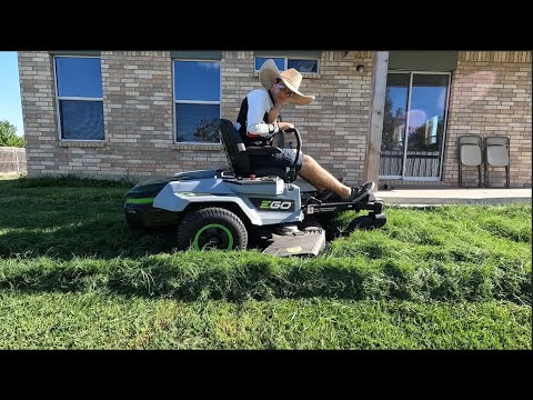 Cutting Homeowners THICK Grass for FREE 4K
