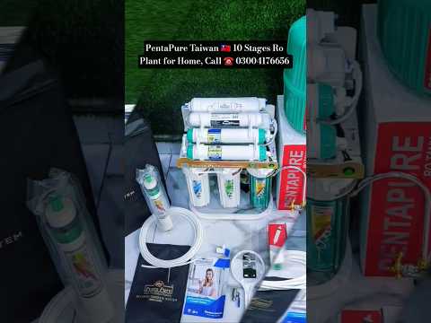 PentaPure Taiwan 10 Stages Ro Plant Home Water Filter System !! #roplant #water #waterpurifier