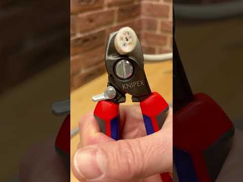 3 KNIPEX cable shears with opening spring