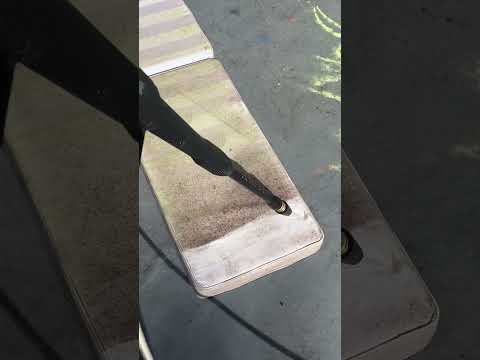 Best way to save gross outdoor furniture? 🧼 1800PSI vs. Algae! 🦠💨
