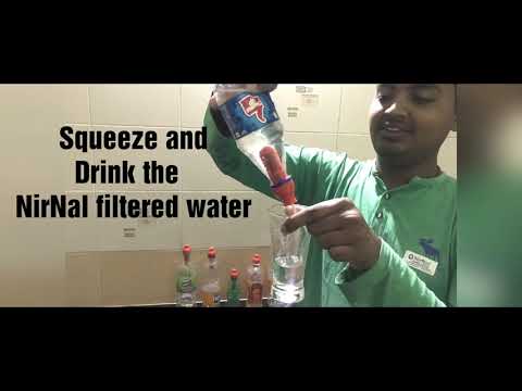 NIRNAL WATER FILTER | Portable bottle Filter | RS 30/- ONLY!! |  World's 1st Portable Water Filter