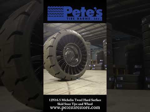 12x16.5 Michelin X TWEEL SSL Hard Surface Traction Skid Steer Tire and Wheel