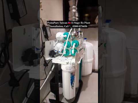 Ro Plant PentaPure Taiwan 11 Stages Domestic Ro Plant Installation in Lahore.  #waterfilter #roplant