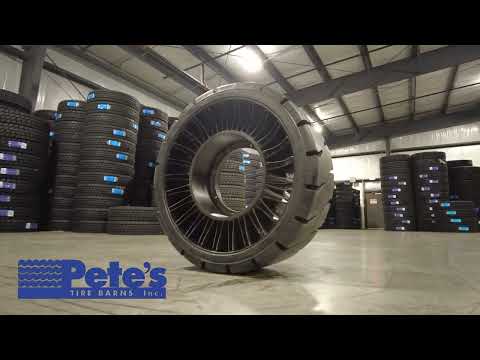 12x16.5 Michelin X TWEEL SSL Hard Surface Traction Skid Steer Tire and Wheel