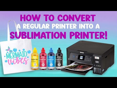 SUBLIMATION HACK! How to turn a normal printer into a SUBLIMATION PRINTER for a fraction of the cost