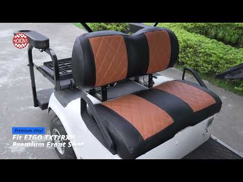 NOKINS Golf Cart Seat Covers Fit EZGO TXT RXV Freedom Liberty Express , No Stapler