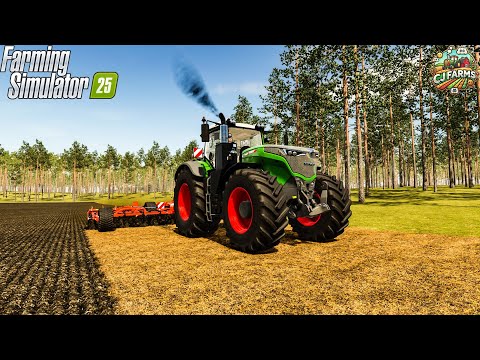 FS25! | Bought And Prepping New Fields! | Ponderosa! | #fs25 | #cjfarms