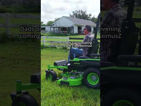 Send to someone who would get this for their half birthday.#dadtok #greenworks #lawncare