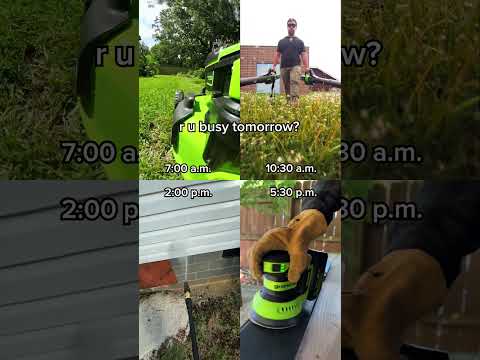 Home maintenance is a full time job 🤷#greenworks #powertools #tools