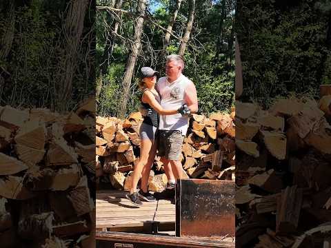 Life in the Back 40 Woodyard  #behindthescenes #firewood #woodyard