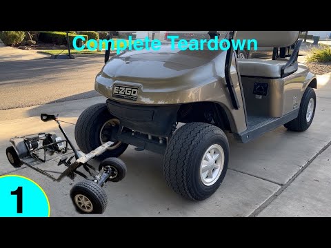 Ezgo TXT Complete Rebuild and Upgrade - Teardown