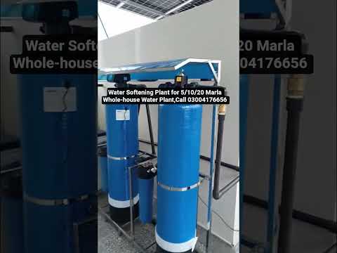 Water Softening Wholehouse Water Filtration Plant with Automatic Flushing,  Call 03004176656