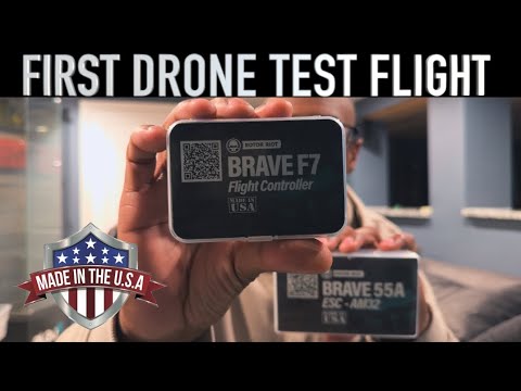 AMERICAN MADE DRONE FLIGHT CONTROLLER : TEST FLIGHT