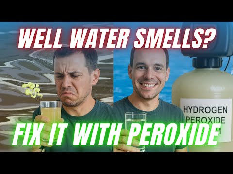 Improve the Taste and Color of Well Water With Hydrogen Peroxide
