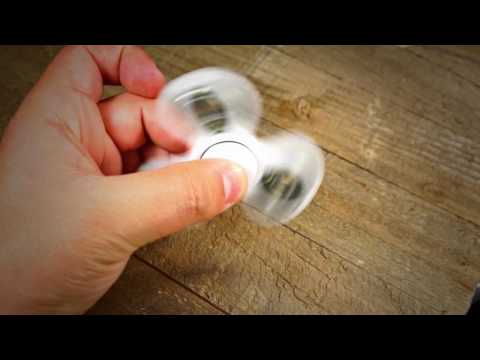 EDC 71 TRI BAR SPINNER FIDGET TOY WITH CAPS