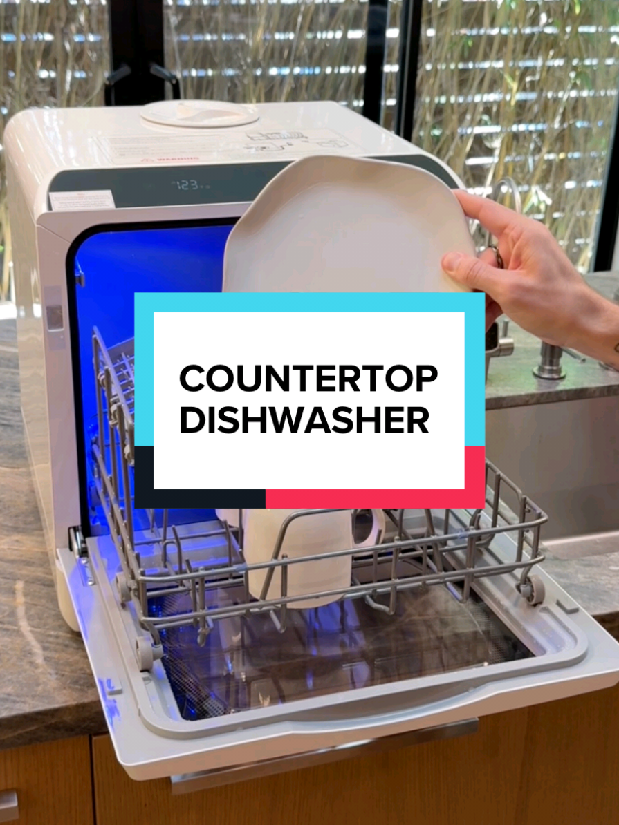 Would u get this for your kitchen? 🙌🧽  #dishwasher #dishes #countertop #clean #home 