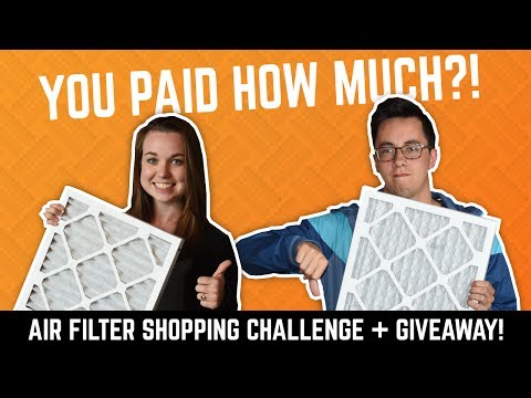 Discount Filters Air Filter Shopping Challenge + Giveaway!